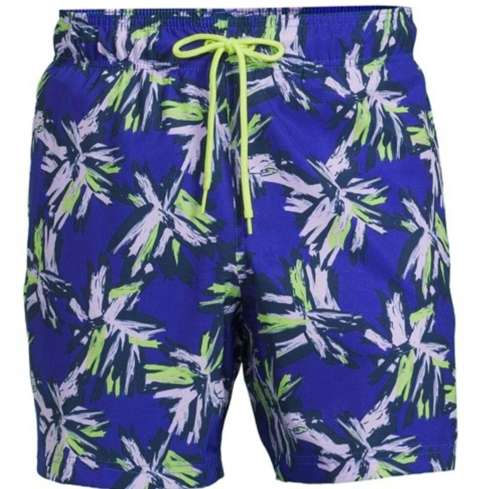 Hawaiian Men’s XL Swim Trunks 6 Inch Inseam UPF 50+ Purple NEW